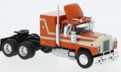 Mack RS 700, dunkelorange/hellbeige, 1966, 1:87, Brekina