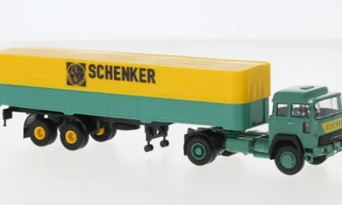 Magirus 310 D 16 PP-Sattelzug, 1974, Schenker, 1:87, Brekina