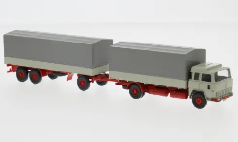 Magirus 235 D, grau/rot, 1963, 1:87, Wiking