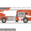 Magirus DLK 32 n.B., BF Stuttgart, 1:87, Rietze