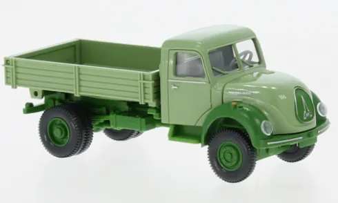 Magirus Pritschenkipper, hellgrün, 1957, 1:87, Wiking