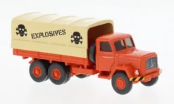 Magirus Pritschen-LKW, hellrot, 1958, 1:87, Wiking
