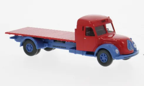 Magirus S 7500, rot/blau, 1955, 1:87, Wiking