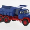 Magirus Jupiter Kipper, blau/rot, 1960, 1:87, Brekina