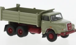 MAN 26.280 DHAK, grau/dunkelrot, 1972, 1:87, Brekina