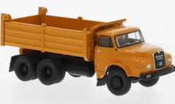 MAN 26.280 DHAK, orange/schwarz, 1972, 1:87, Brekina