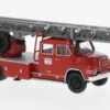 MAN 520 H DLK 30, rot/weiss, 1967, 1:87, Brekina