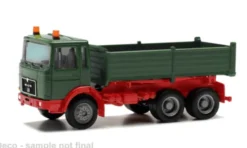 MAN F8, dunkelgrün/rot, 1:87, Herpa