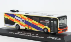 MAN Lion s City 12, 2018, GRTW MKT Krankentransport München, 1:87, Rietze