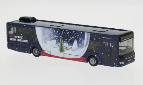 MAN Lion s City 12, 2018, Weihnachtsbus 2022, 1:87, Rietze