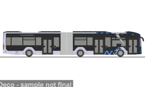 MAN Lion s City 18 E, DB Regio Bus Mitte - VRM, 1:87, Rietze