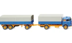 MAN Pausbacke, blau/gelb, 1960, 1:87, Wiking