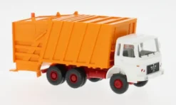 MAN Pressmüllwagen, weiss/orange, 1967, 1:87, Wiking