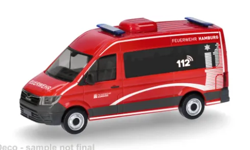 MAN TEG Bus HD, Feuerwehr Hamburg, 1:87, Herpa