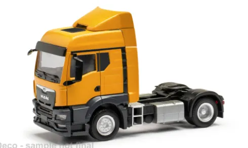 MAN TGS TM, gelb/schwarz, 1:87, Herpa
