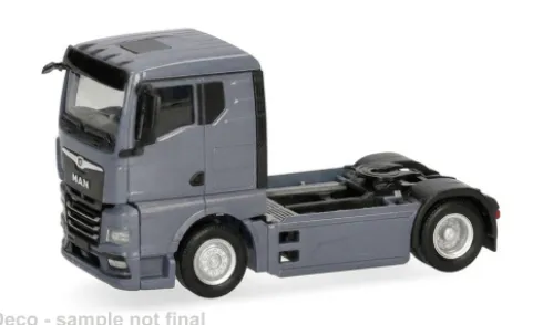 MAN TGX GN, grau, 1:87, Herpa