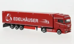 MAN TGX GX, rot, Edelhäuser, 1:87, Herpa