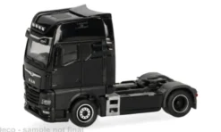 MAN TGX GX, schwarz, 1:87, Herpa