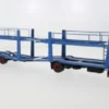 MAN Autotransporter mit Anhänger, blau/rot, 1970, 1:43, IXO