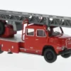 MAN 520 H DLK 30, rot/schwarz, 1967, 1:87, Brekina