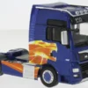 MAN TGX XXL, blau/Dekor, 2020, 1:43, IXO