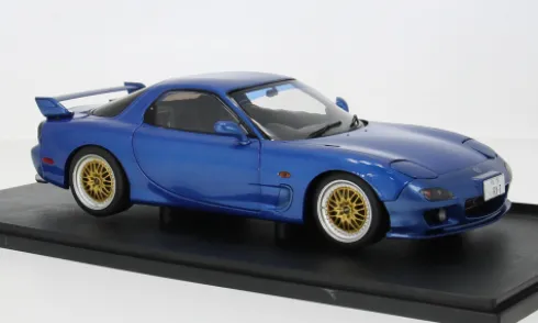 Mazda RX7 (FD3S), blau, 1999, 1:18, Solido