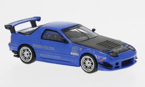 Mazda RX-7 (FD3S) by RE Amemiya, blau, 1:64, Pop Race