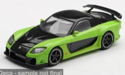 Mazda RX-7 (FD) Veilside Fortune7, grün/schwarz, 2012, 1:64, Mini GT