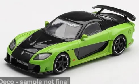 Mazda RX-7 (FD) Veilside Fortune7, grün/schwarz, 2012, 1:64, Mini GT