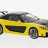 Mazda RX-7, gelb/schwarz, 1:64, Tarmac Works
