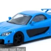 Mazda RX-7, hellblau, 1:64, Tarmac Works