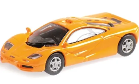 McLaren F1 Roadcar, orange, 1994, 1:87, Minichamps