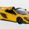 McLaren 675LT Spider, dunkelgelb, 2016, 1:87, Minichamps