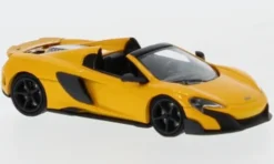 McLaren 675LT Spider, dunkelgelb, 2016, 1:87, Minichamps