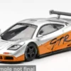 McLaren F1 GTR, silber/orange, 1995, 1:64, Mini GT