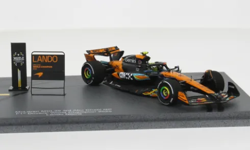 McLaren MCL39, Formel 1, GP Abu Dhabi, 2025, McLaren F1 Team, #4, L.Norris, 1:43, Spark