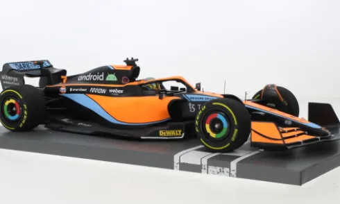 McLaren MCL36, Formel 1, GP Bahrain, 2022, McLaren F1 Team, #3, D.Ricciardo, 1:18, Minichamps