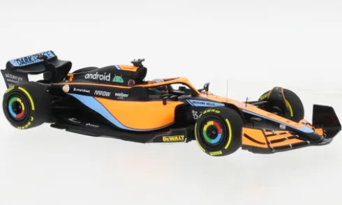 McLaren MCL36, Formel 1, GP Bahrain, 2022, McLaren F1 Team, #3, D.Ricciardo, 1:43, Minichamps