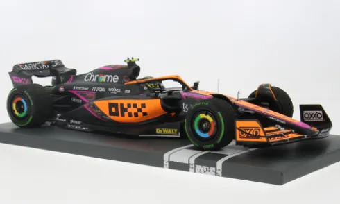 McLaren MCL36, Formel 1, GP Singapur, 2022, McLaren F1 Team, #4, L.Norris, 1:18, Minichamps