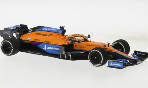 McLaren MCL35M, Formel 1, GP Frankreich, 2021, McLaren F1 Team, #3, D.Ricciardo, 1:43, Minichamps
