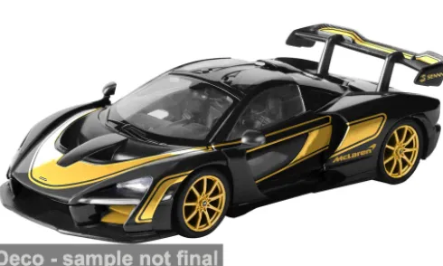 McLaren Senna, schwarz/gold, 1:24, Motormax