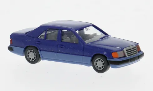 Mercedes 260 E (W124), blau, 1984, 1:87, Wiking
