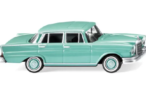 Mercedes 220 S, helltürkis, 1961, 1:87, Wiking