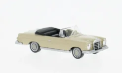 Mercedes 280 SE Cabriolet, beige/schwarz, 1967, 1:87, Wiking