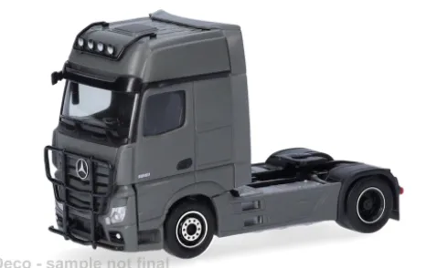 Mercedes Actros, dunkelgrau, 1:87, Herpa