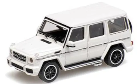 Mercedes AMG G65, weiss, 2015, 1:87, Minichamps
