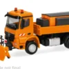 Mercedes Arocs S 18 Dreiseitenkipper, orange, 1:87, Herpa