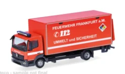 Mercedes Atego 13, Feuerwehr Frankfurt/GW-Öl, 1:87, Herpa