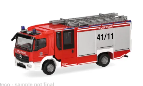 Mercedes Atego 13 Z-Cab, Bundeswehr/Feuerwehr, 1:87, Herpa Military