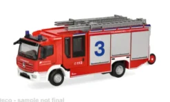 Mercedes Atego 13 Z-Cab, Flughafen-Feuerwehr Friedrichshafen, 1:87, Herpa